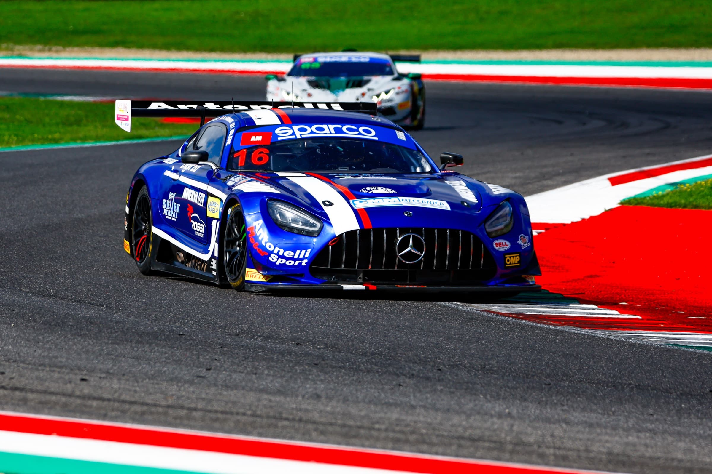 Mercedes-AMG GT3 Sparco on track at Mugello